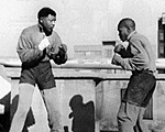 Boxing with Jerry Moloi at his gym in Orlando